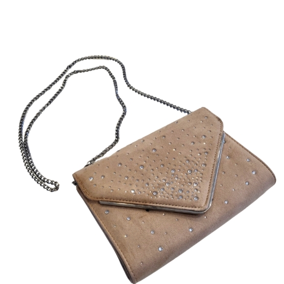 Aldo, Clutch, purse, O/S and cream in colour with rhinestones. - Picture 5 of 7